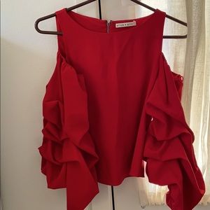 Alice+Olivia Top off-the-shoulder